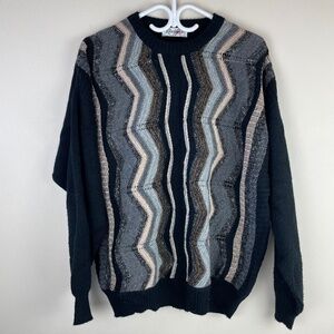 Men’s Coogi-like Gray and Black sweater